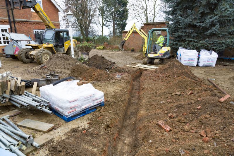 Backhoe Trenching in Gwinnett County, GA