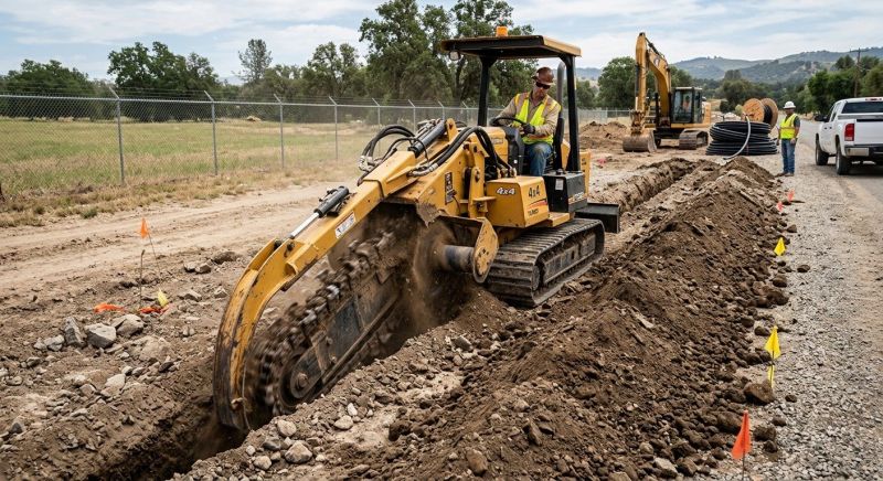 Backhoe Trenching in Marietta, GA