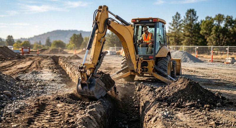 Backhoe Trenching in Marietta, GA