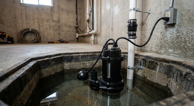 Basement Drainage Installation in Springfield, MO