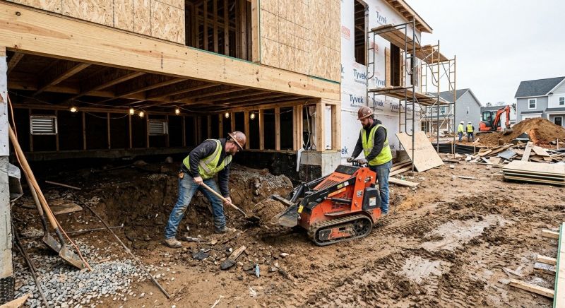 Basement Excavation in Conroe, TX