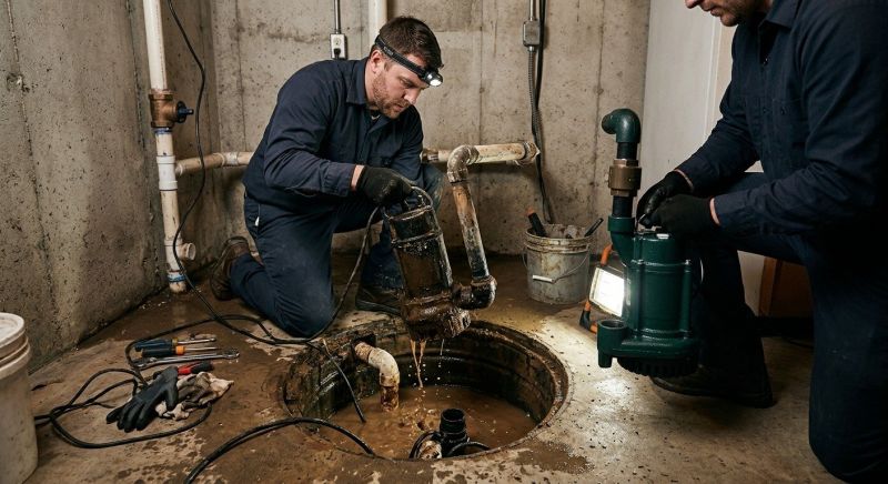 Basement Sump Pump Service in Kansas City, MO