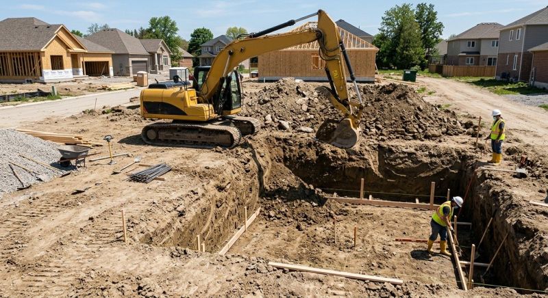 Building Excavation in Katy, TX