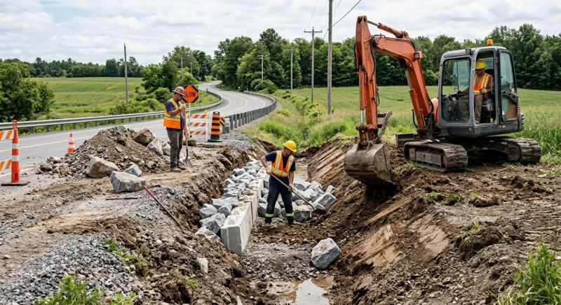 Construction Excavation in Katy, TX