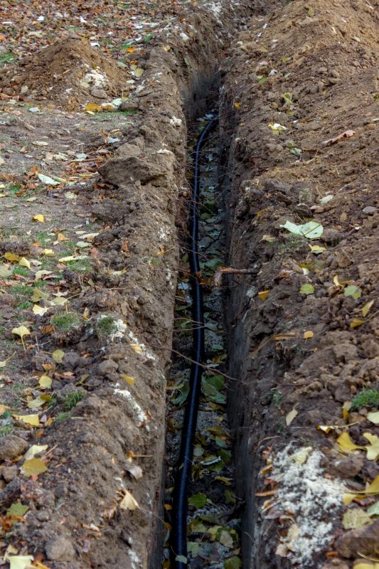 Downspout Trenching in Conroe, TX