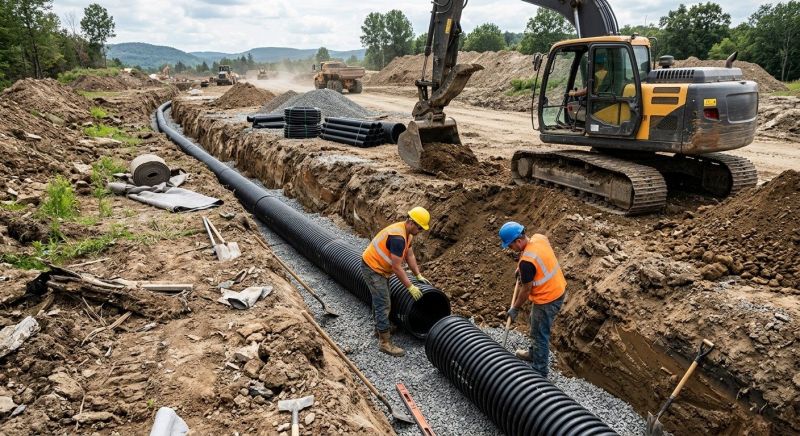 Drainage Ditch Excavation in Katy, TX