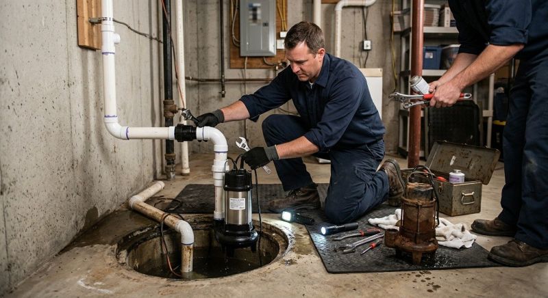Drainage Pump Installation in Lees Summit, MO