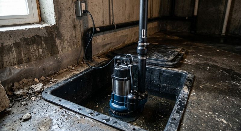 Drainage Pump Installation in Topeka, KS
