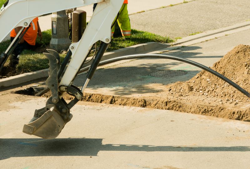 Electrical Line Trenching in Conroe, TX