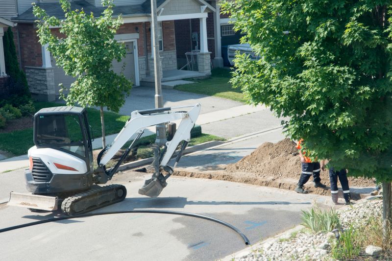 Electrical Line Trenching in Marietta, GA