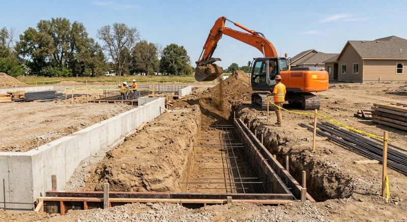 Foundation Excavation in Katy, TX