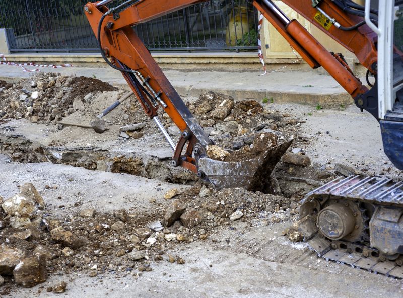 Gas Line Excavation in Gwinnett County, GA