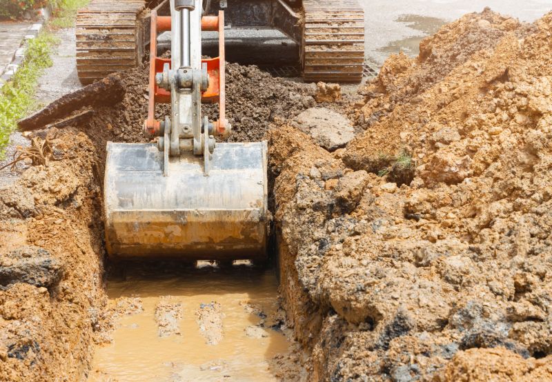 Gas Line Excavation in Conroe, TX