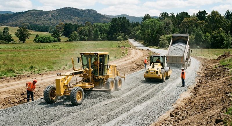 Gravel Road Installation in Katy, TX