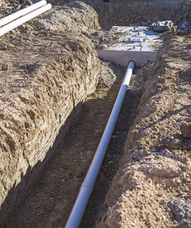 Irrigation Trenching in Conroe, TX