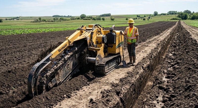 Irrigation Trenching in Katy, TX