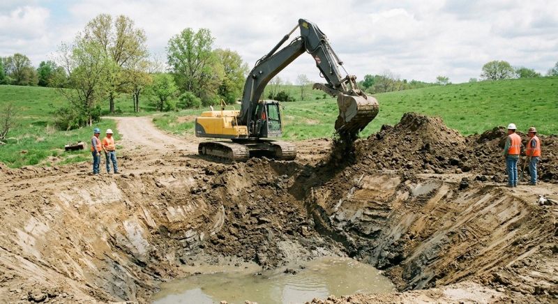 Pond Excavation in Cumming, GA