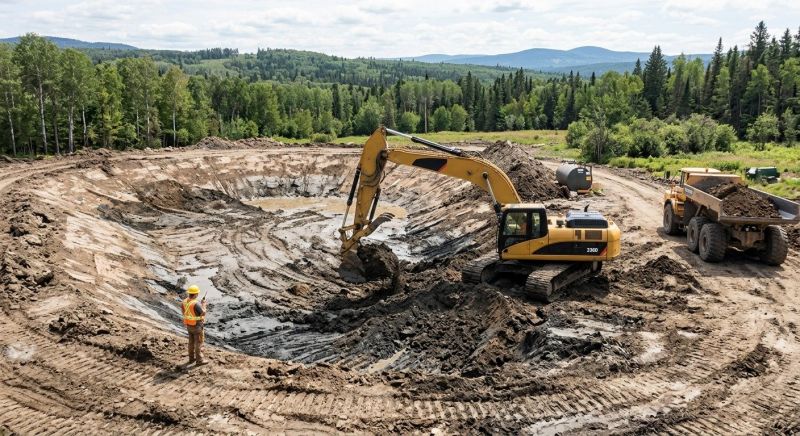 Pond Excavation in Cumming, GA