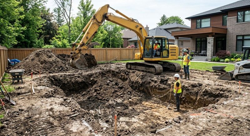 Pool Excavation in Conroe, TX