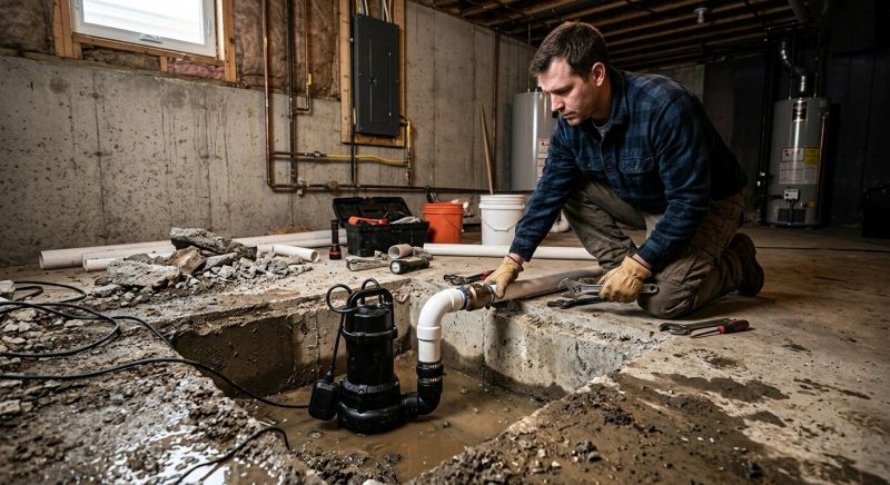 Sump Pump Installation in Overland Park, KS
