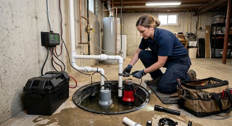 Sump Pump Plumbing in Bowling Green, KY