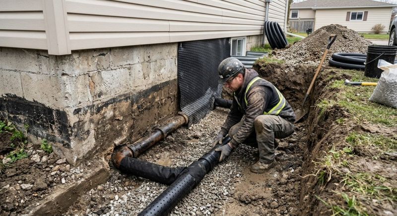 Weeping Tile Repair in Olathe, KS