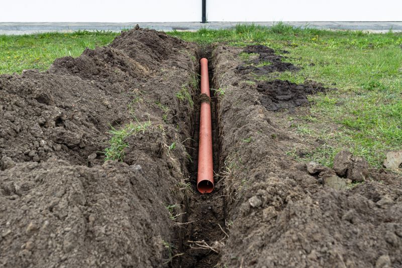 Downspout Trenching in Conroe, TX