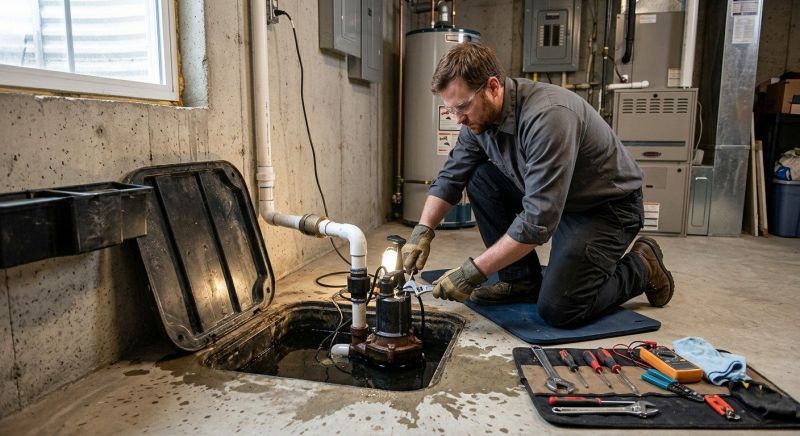 Sump Pump Relocation in Bowling Green, KY